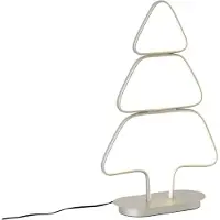 QAZQA Kerst tafellamp staal kerstboom incl. LED - Arbre