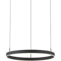 QAZQA Design hanglamp zwart 3-staps dimbaar easylift - Titmus
