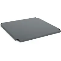 HAY Deksel Colour Crate Lid Metal Large Square Charcoal