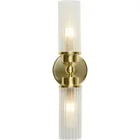 Searchlight Wandlamp Imperial, dimbaar, messing / goud, Badkamer, metaal, Wandlamp