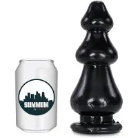 Pluggiz - Woody - Buttplug - 18 x 7,3 cm - PVC - Zwart