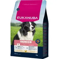 Eukanuba 3x Hondenvoer Droog Life Care Dog Senior Medium Kip 3 kg
