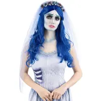 Smiffys Corpse Bride Emily pruik