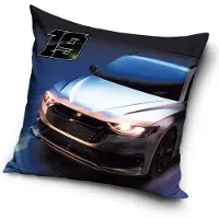 Carbotex Sierkussen Sportauto 40x40 cm (inclusief vulling)