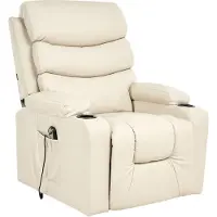 Beliani ETER - Relaxfauteuil elektrisch - Beige - Kunstleer