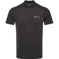 Montane Dart Zip T-Shirt, heren, zwart