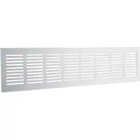 Starx Plintrooster | | 400 x 80 mm (Aluminium, Zilver)