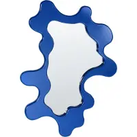 Beliani ROSCOFF - Wandspiegel - Blauw - MDF