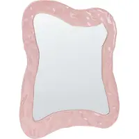 Beliani PENCRAN - Wandspiegel - Roze - MDF