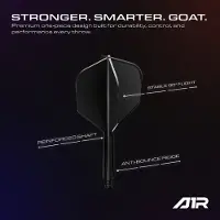 GOAT Air Black NO6 - Dart Flights