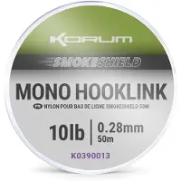 Korum Smokeshield Mono Hooklink 50m - Maat : 15lb - 0.33mm