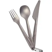 Lifeventure Titanium Superlichte Bestekset