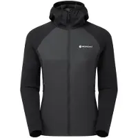 Montane F Sirocco Lite Hoodie, tussenlaag, dames, zwart