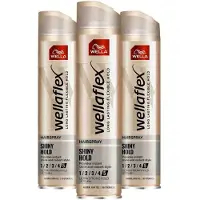 Wella 3x Flex Haarspray Shine Ultra Strong 250 Ml