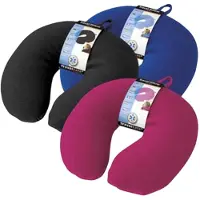 Travelsafe Reiskussen, fleece/spandex, zwart