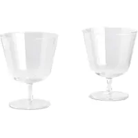 HAY Curve Stem drinkglas 2-pack Helder