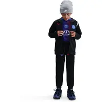 Nike Paris Saint-Germain Total 90 Trainingspak Full-Zip Hooded 2025-2026 Kids Zwart Wit Rood