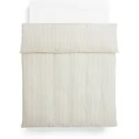 HAY Dekbedovertrek Fineline Duvet Cover Ivory-140 x 200 cm