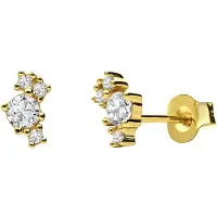 Lucardi Oorbellen goud / zilver
