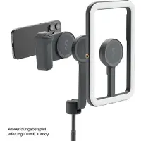 ShiftCam SnapGrip Creator Kit Pro – Veilige magnetische verbinding – Ingebouwde draadloze powerbank – Werkt met de meeste smartphones - Zwart