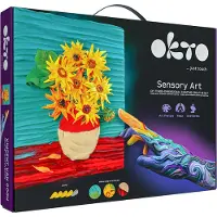Okto - 3D kunstwerk - Sensory Art - Vincent Van Gogh - SunFlowers - klei artist