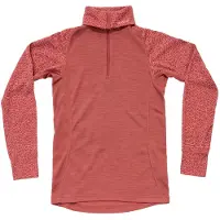 Devold of Norway - Dames thermokleding - Duo Active Merino 205 Z.Neck W Marsala voor Dames van Wol - Maat M - Rood