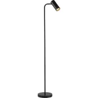 Schöner Wohnen Vloerlamp RIK, zwart, Woon-/ Eetkamer, Aluminium, Modern, vloerlamp