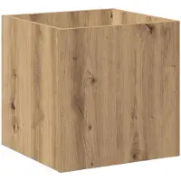 vidaXL Plantenbak 40x40x40 cm bewerkt hout artisanaal eikenkleur