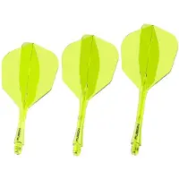 Winmau Fusion Neon Yellow NO6 - Dart Flights