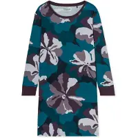Schiesser Dames Nachthemd lange mouw - Flower - Modal dames nachtjapon - Luxe nachtkleding dames - 36