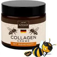 Pullach Hof Collageencrème met melittine uit bijengif - Voor gezicht en decolleté - Beschermt tegen uitdroging en ondersteunt de huidregeneratie