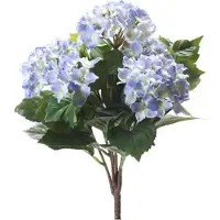 Emerald - Kunstplant Hortensia 37cm lichtblauw - Kunstplant voor binnen