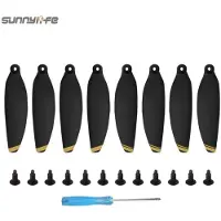 Sunnylife Low Noise Propellers - DJI Mini 2/SE - Zwart Goud