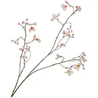 Silk-ka Kunstbloem-Kunsttak Bessentak Perzik-Roze 92 cm