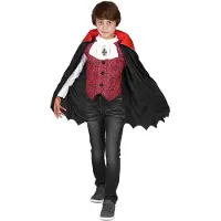 Vegaoo Halloween vampierskostuum voor jongens - Verkleedkleding - Maat 104/116