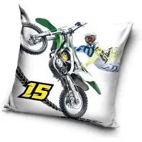 Procos Sierkussen Motorbike Motorcross 40x40 cm (inclusief vulling)