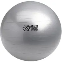 Fitness-Mad Anti-burst Fitball Zilver 75 cm