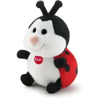 Trudi Sweet Collection Knuffel Lieveheersbeestje 10 cm - Hoge kwaliteit pluche knuffel - Knuffeldier voor jongens en meisjes - Zwart Rood - 5x10x6 cm maat XXS