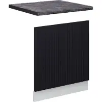 Vicco Fame-Line Frontpaneel – 60 cm, WB Antraciet Zwart gestreept
