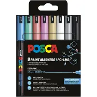 Ginza.se Pc1mr Extra Fijne Punt Metallic Kleuren 8 Stuks (401653) Stift