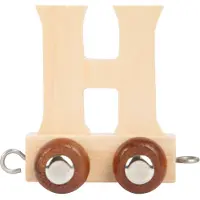 Small Foot - houten lettertrein - h - 12 stuks