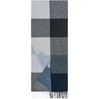 Roeckl Sjaal 'COLOURED SQUARES DAMEN' blauw / grijs / antraciet / donkergrijs