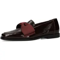 Manfield Mocassins rood / zwart