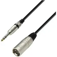 Adam hall 3 STAR Balanced XLR (M) to TRS 1/4" Jack Cable 6m