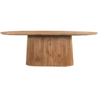 LivingFurn eetkamertafel salvator 200cm mangohout