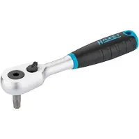 Hazet HiPer fijnvertande omschakelratel voor bits · fijnvertand 863HPB · 1/4 inch (6,3 mm) zeskant hol · Lengte: 116 mm