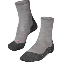 Falke RU4 Endurance Wool, hardloopsokken, heren, lichtgrijs