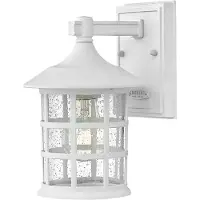 HINKLEY LED Wand Buitenlamp Freeport | 1X E27 Max 40W | IP44 | Dimbaar | Textured White