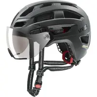 Uvex finale visor, fietshelm, zwart