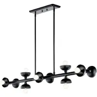 Kichler LED Hanglamp Palta | 10X E27 Max 40W | Satin Black